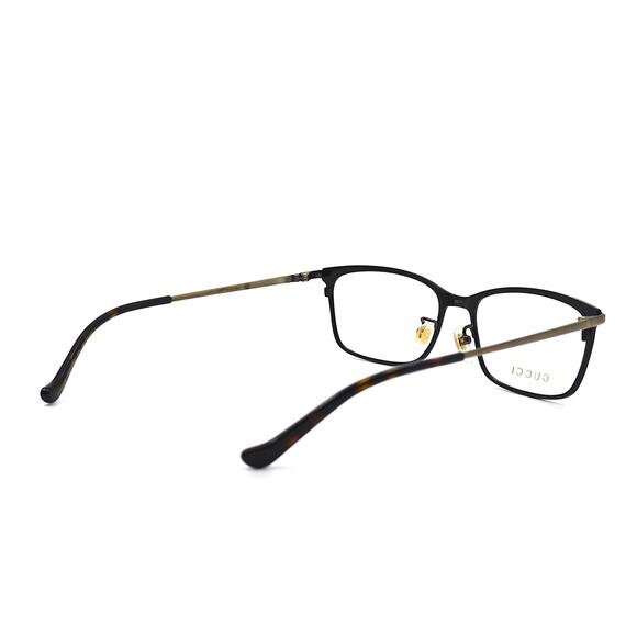NEW GUCCI GG1030OJ 001 BLACK GOLD TITANIUM EYEGLASSES FRAME - Picture 7 of 16